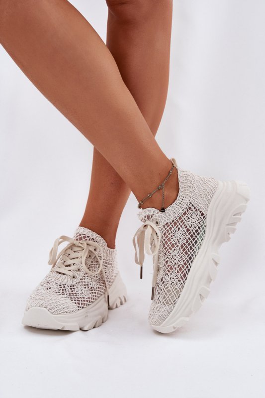 Buty Sportowe Model Jelhiris SF-69 Beige - Step in style