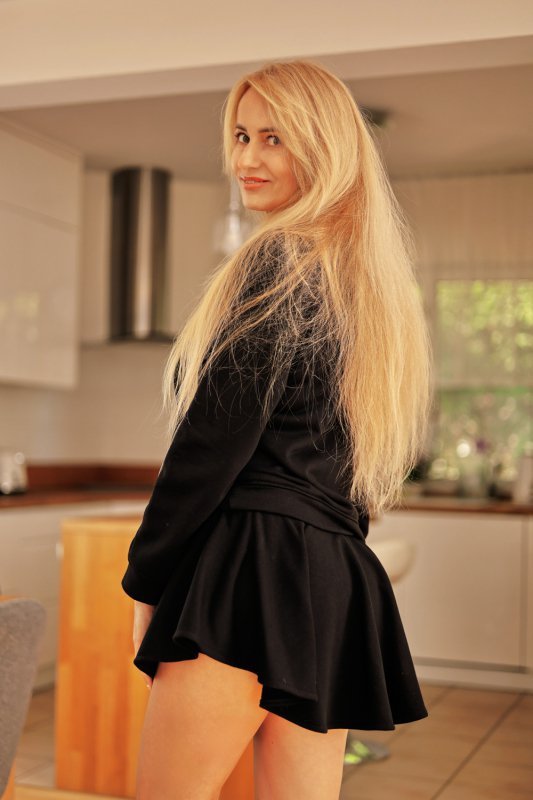 Spodnie Spódnicospodnie Model Nai Black - Mirale