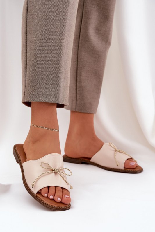 Sandał Klapki Model Deonelis M509 Beige - Step in style