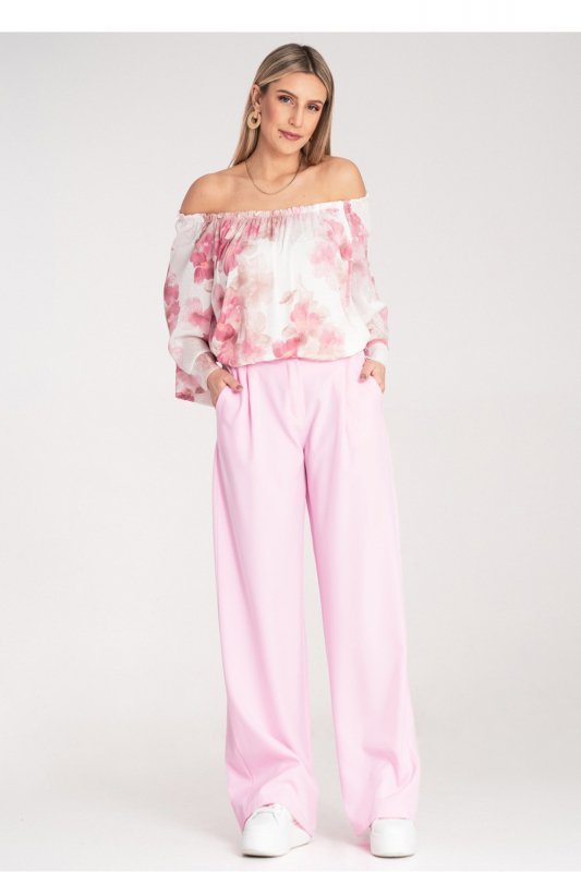 Spodnie Damskie Model M1129 Pink - Figl