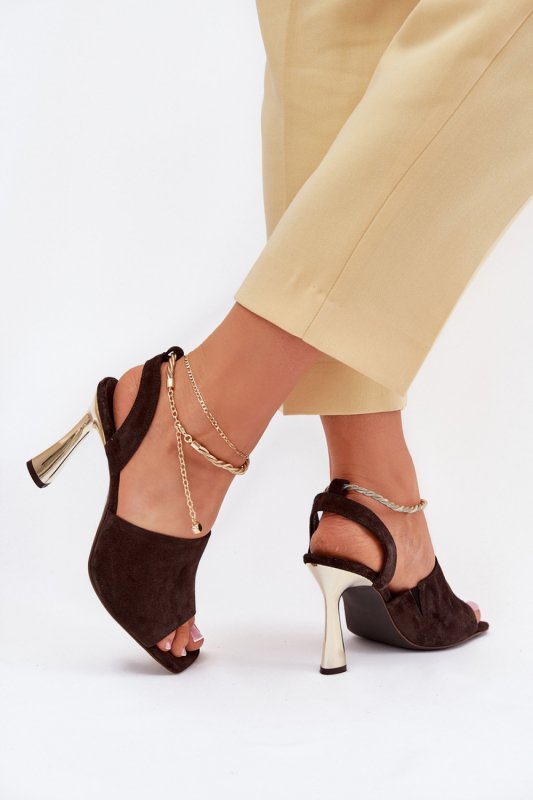 Sandały Model CheBello 4440 Czekolada - Step in style