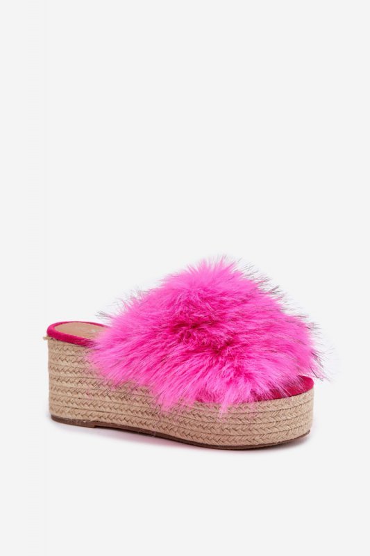 Sandał Klapki Model Virela BG225P Fuksja - Step in style