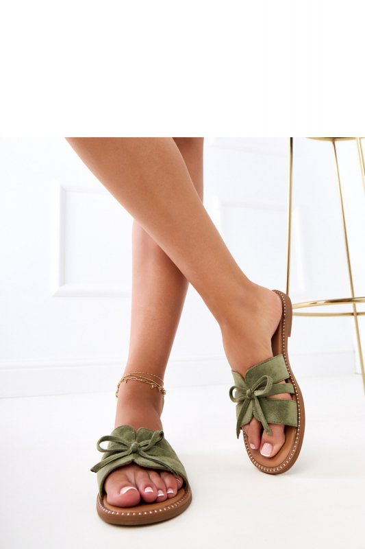 Sandał Klapki Model Favira 9136 Green - PRIMO