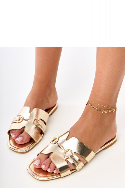 Sandał Klapki Model Elamisa 221-5 Gold - PRIMO