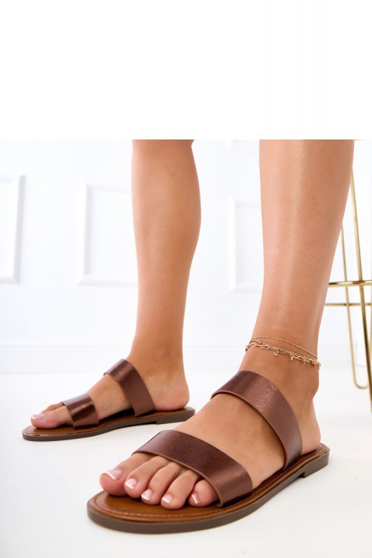 Sandał Klapki Model Fariza 8297 Brown - PRIMO