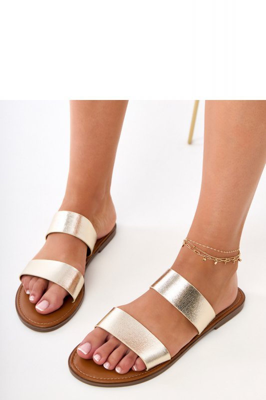 Sandał Klapki Model Fariza 8297 Gold - PRIMO