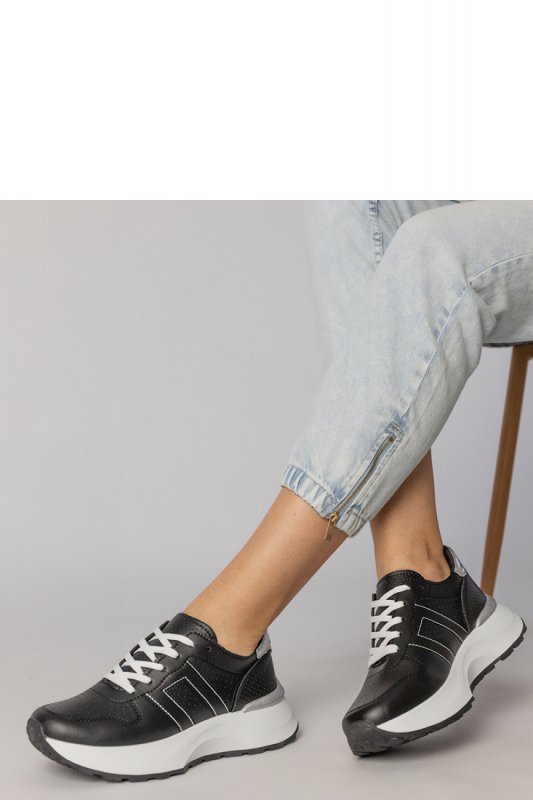 Buty Sportowe Model Lenkuta L993 Black - PRIMO