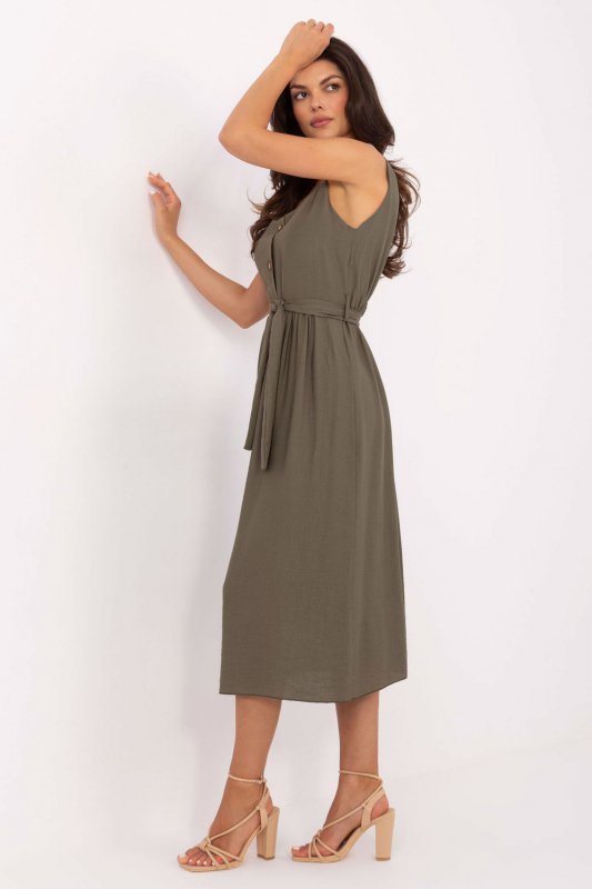 Sukienka Model MI-SK-A1710.60 Khaki - Italy Moda