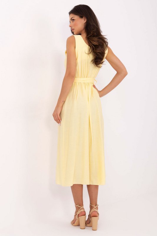 Sukienka Model MI-SK-A1710.60 Light Yellow - Italy Moda