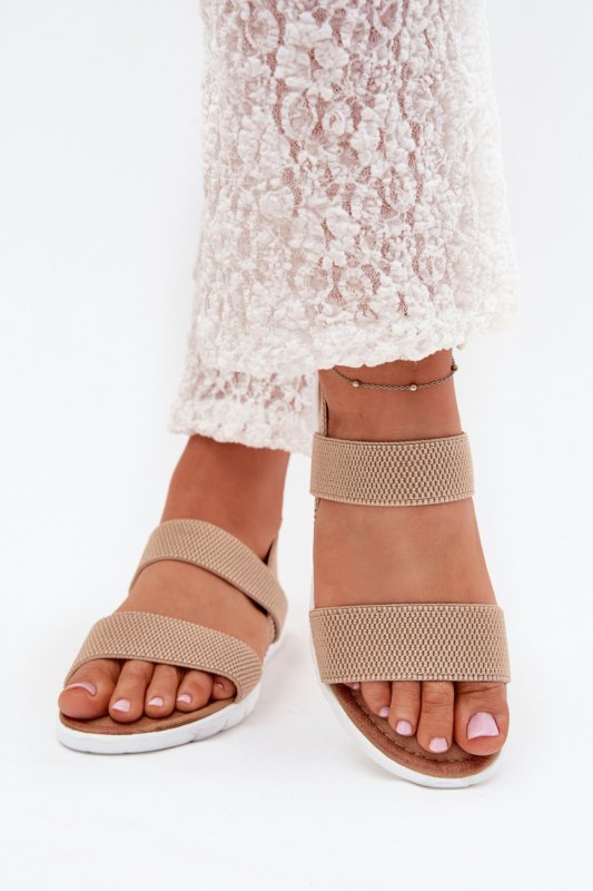 Sandały Model Felira 9696-PL Beige - Step in style