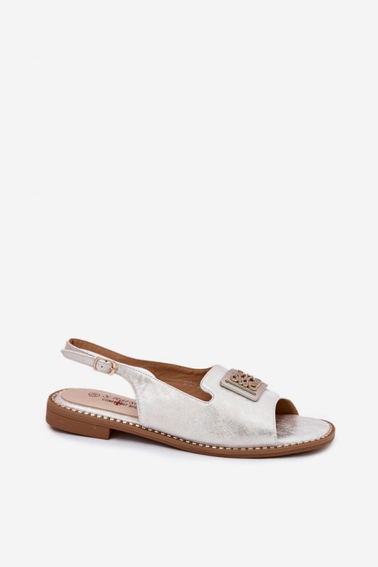 Sandały Model S.Barski KV51-082 Silver - Step in style