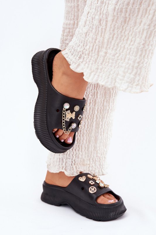 Sandał Klapki Model Hortiana M576 Black - Step in style