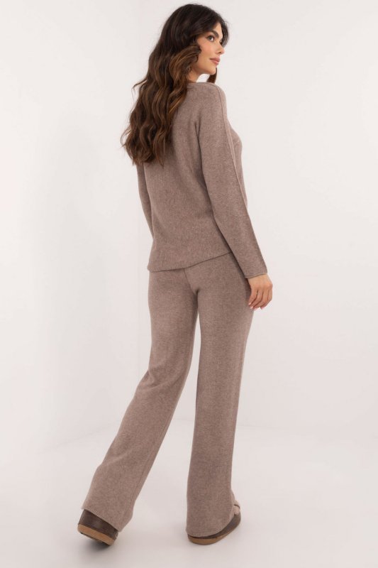 Spodnie Komplet Model IT-KMPL-2219.51 Dark Beige - Italy Moda