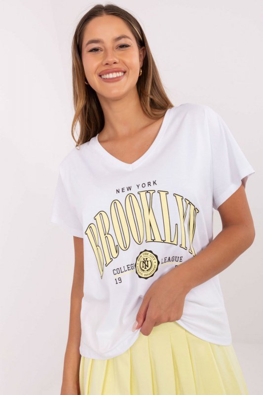 Spódnica Komplet Model RV-KMPL-A774.49 White/Yellow - Relevance