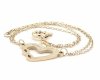 BRACELET GOLD CELEBRITY NEREZOVÁ OCEL