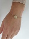 BRACELET GOLD CELEBRITY NEREZOVÁ OCEL
