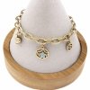 BRACELET GOLD CELEBRITY NEREZOVÁ OCEL
