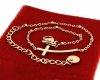 BRACELET GOLD CELEBRITY NEREZOVÁ OCEL