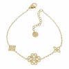 BRACELET GOLD CELEBRITY NEREZOVÁ OCEL