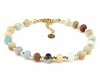 BRACELET GOLD CELEBRITY NEREZOVÁ OCEL
