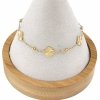 BRACELET GOLD CELEBRITY NEREZOVÁ OCEL