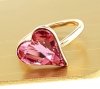 Goldring 16,60 mm. vergoldete Verlobung Xuping