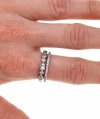 Goldring 18,60 mm. vergoldete Verlobung Xuping