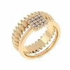 Goldring 17,00 mm. vergoldete Verlobung Xuping