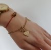 ARMBAND GOLD CELEBRITY EDELSTAHL