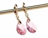 exklusive swarovski vergoldete ohrringe