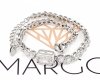 Armband aus 18 Karat vergoldetem Gold