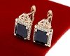 exklusive swarovski vergoldete ohrringe