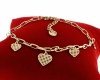 ARMBAND GOLD CELEBRITY EDELSTAHL