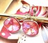 Swarovski-Ohrringe mit Weißgold plattiert