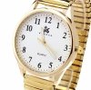 OMAS UHR GOLD GROßE ZAHLEN AUF DEM RADIERGUMMI