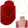 Gold vergoldete Kette 18 Karat Xuping
