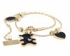 ARMBAND GOLD CELEBRITY EDELSTAHL