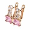 exklusive swarovski vergoldete ohrringe