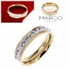 Ring 19,00 mm, goldener Edelstahl