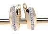 exklusive swarovski vergoldete ohrringe