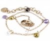 ARMBAND GOLD CELEBRITY EDELSTAHL