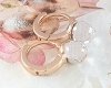 exklusive swarovski vergoldete ohrringe
