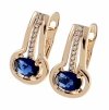 exklusive swarovski vergoldete ohrringe