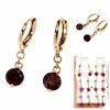 exklusive swarovski vergoldete ohrringe