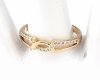 Goldring 18,60 mm. vergoldete Verlobung Xuping