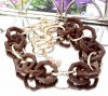 Goldkette Acryl Halskette