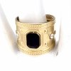 Ring 18,30 mm, goldener Edelstahl