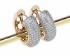 exklusive swarovski vergoldete ohrringe