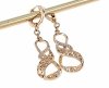 exklusive swarovski vergoldete ohrringe