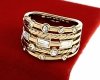 Ring 19,00 mm, goldener Edelstahl